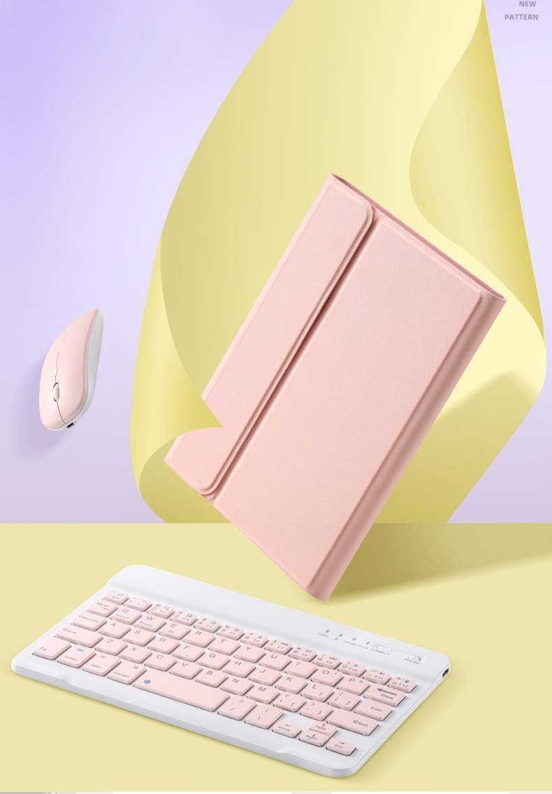 Popular iPad Pro 11（2021/2020/2018） Keyboard case with Stylish Cute Pencil Holder, Ultra-Thin Wireless Bluetooth Keyboard, Full Cover (iPad Pro11（2021/2020/2018）, Pink)