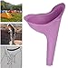 Travel Urinal for Women, New Female Women Travel Camping Toilet Accessories Outdoor Portable Urinal Funnel (Purple)