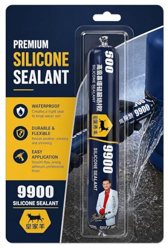 Image of Waterproof Silicone Sealant Adhesive for Roof & Leakage Repair | Weather Resistant | For Concrete, Metal, Steel, Aluminum, Tiles & Water Tank | Flexible & Paintable (pack of 1)