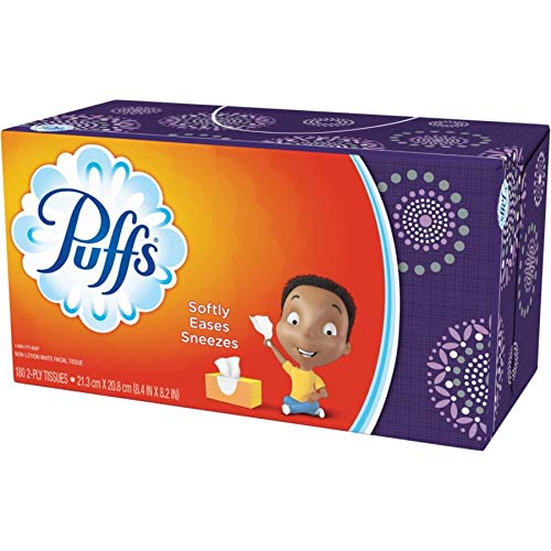 Miniatura 3 de Puffs 87611CT - Pañuelo facial blanco, 2 capas, 180 hojas (caja de 24)
