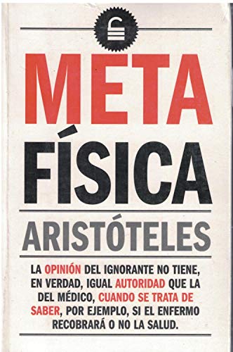 Portada de Metafísica