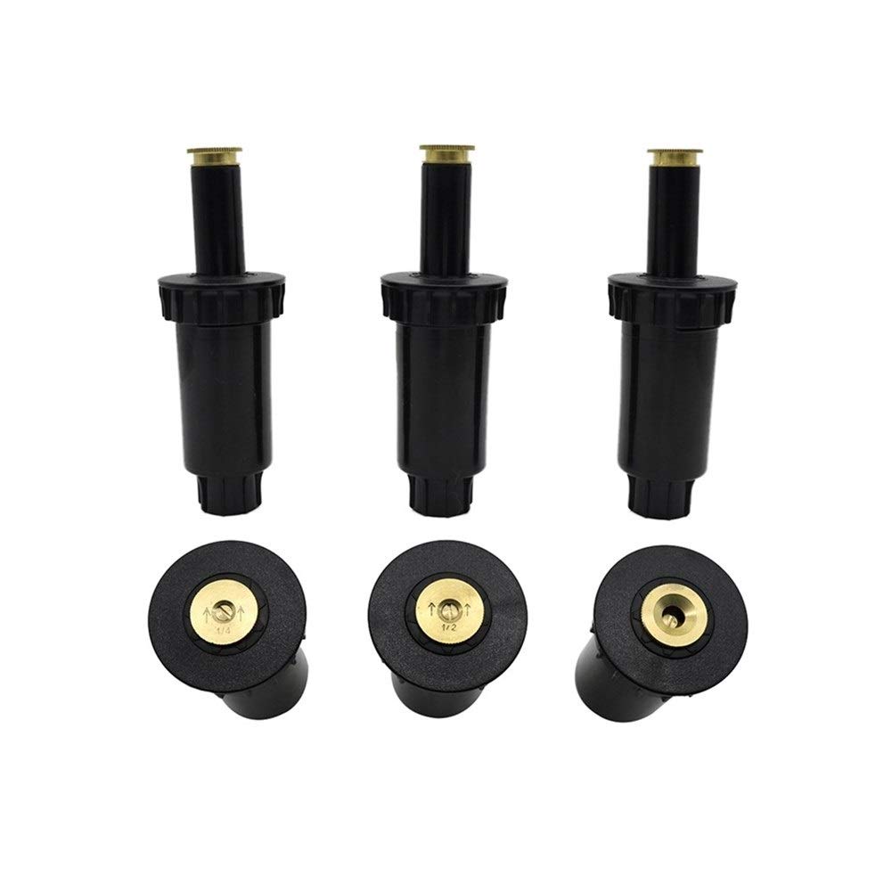 Kit Tubo Flessibile dell'irrinkler pianta 1/2" Regolabile in plastica Pop up Sprinkler 90-360 Gradi irrigazione del Prato Forniture da Giardino Prato innaffiatura di Raffreddamento 10 Pezzi