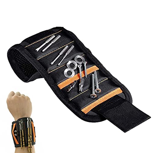 Magnetischer Schraubenhalter für das Handgelenk | Magnetisches Werkzeugarmband zum Halten von Schrauben, Nägeln, Bohrern - Werkzeug-Gadget-Geschenke für Männer, Papa, Vatertag, magnetisches