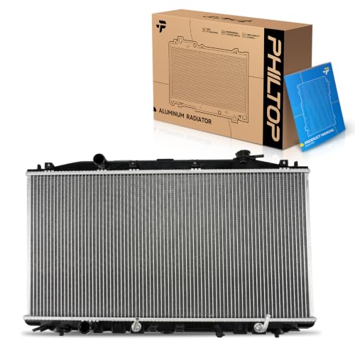 Image of PHILTOP Core Radiator Compatible with 2008-2012 Accord 2.4L, 2012-2015 Crosstour 2.4L Transmission Oil Cooler Included | Fit for 2008 2009 2010 2012 2012 Accord 2.4L 2012 2013 2014 2015 Crosstour 2.4L