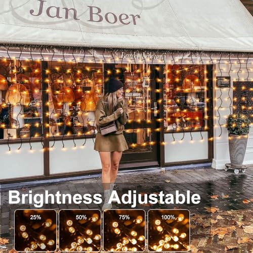 Guirlande lumineuse féerique solaire en cascade pour éclairage de jardin - 3