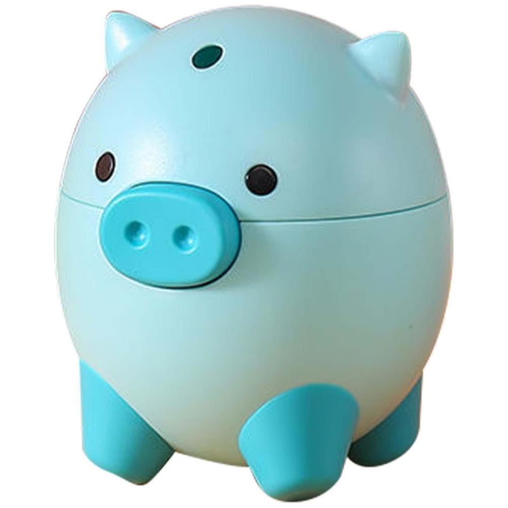 Wdwdw Blu Toothpicks Dispenser Toothpick Box Pig Automatic Cute Shape Pop-Up Holder Fruit Pick Storage Container Holder
