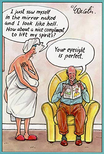 Pictura Perfect Eyesight Eric Decetis Funny/Humorous Anniversary Card