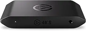 Elgato 4K S – Placa de captura externa para PS5, Xbox Series X/S, Switch 2, PC, Mac, iPad | 4K60, 1440p120 ou 1080p240 Passthrough and Capture, HDR10, VRR, USB-C, Latência Quase Zero