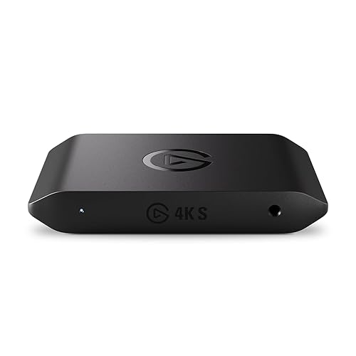 Elgato 4K S – External Capture Card for PS5, Xbox Series X/S, Switch 2, PC, Mac, iPad | 4K60, 1440p120, or 1080p240 Passthrough and Capture, HDR10, VRR, USB-C, Near-Zero Latency - 4K S
