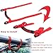 4 x Roll Bar Grab Handles Grip Handle for Jeep Wrangler YJ TJ JK JK JL JLU Sports Sahara Freedom Rubicon X & Unlimited 1955-2021 (Red)