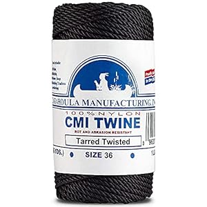 Catahoula Teerrot Nylonschnur #12