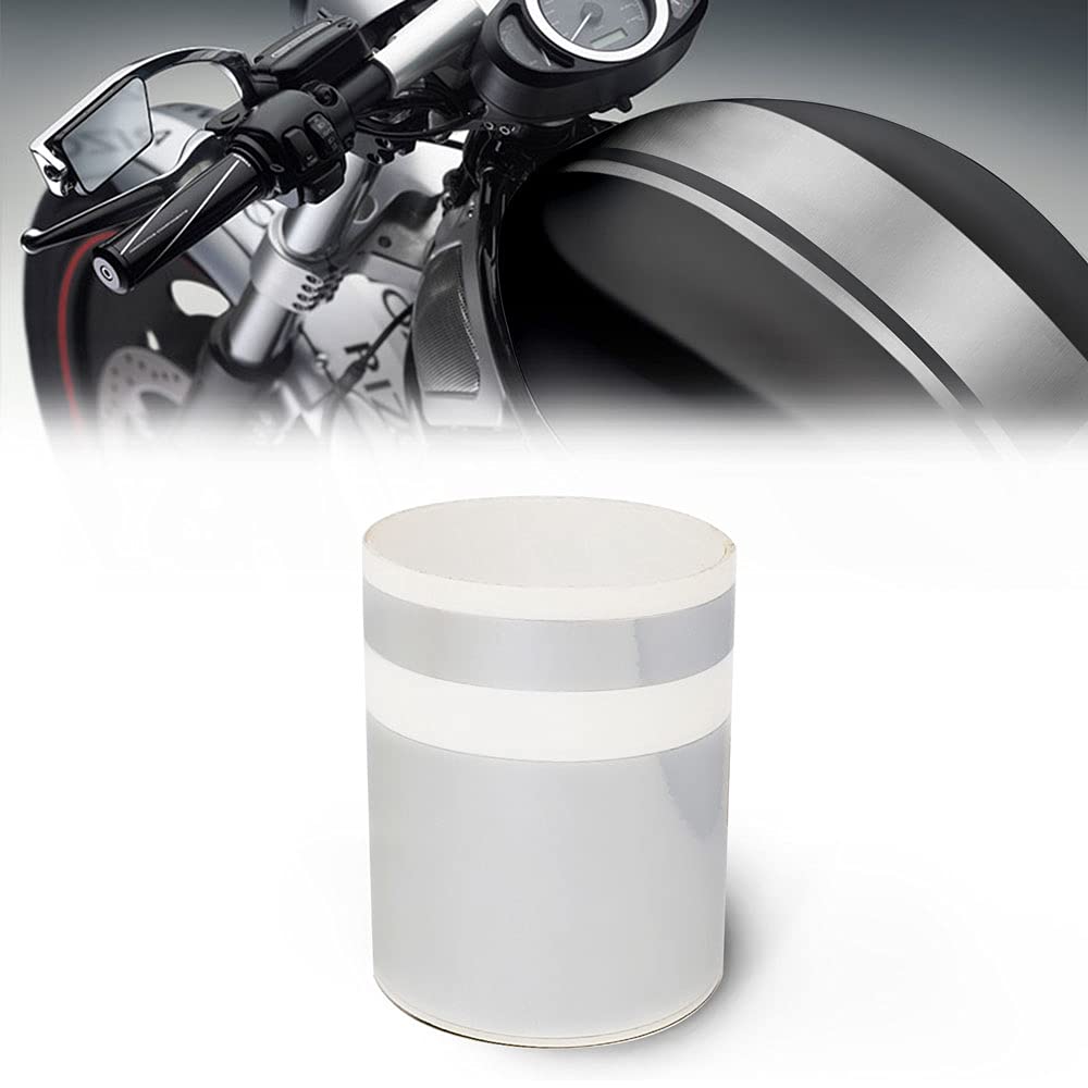 Stripes Bike R Double for Motorcycle, Chrome