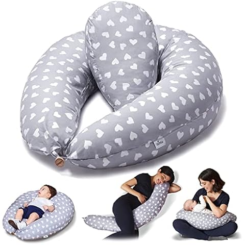 Niimo Almohada Embarazo y Cojin Lactancia Bebe Cover