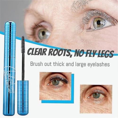 Prime-Lash Mascara for Mature Ladies, Prime Lash Mascara for Mature Ladies, Prime-Lash Mascara for Seniors with Thinning Lashes Waterproof Mascara Black Volume and Length(1PC) - Image 3