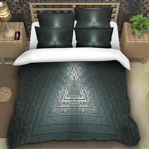 Parure de lit orques 3D de qualité supérieure en microfibre résistante lit double