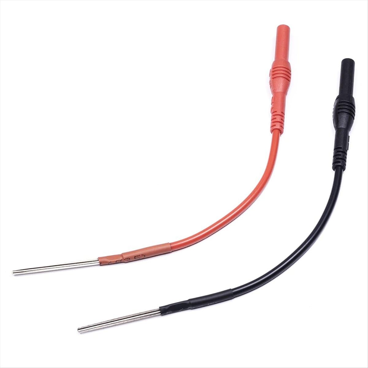 BPQiang 2 PCS Flexible Spoon Back Probes, Probe Pins Automotive Compatible with 4mm Banana Plug Test Leads