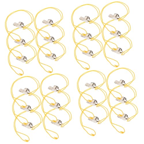 Silbatos deportivos ULTECHNOVO acero inoxidable 24 piezas miniatura 1