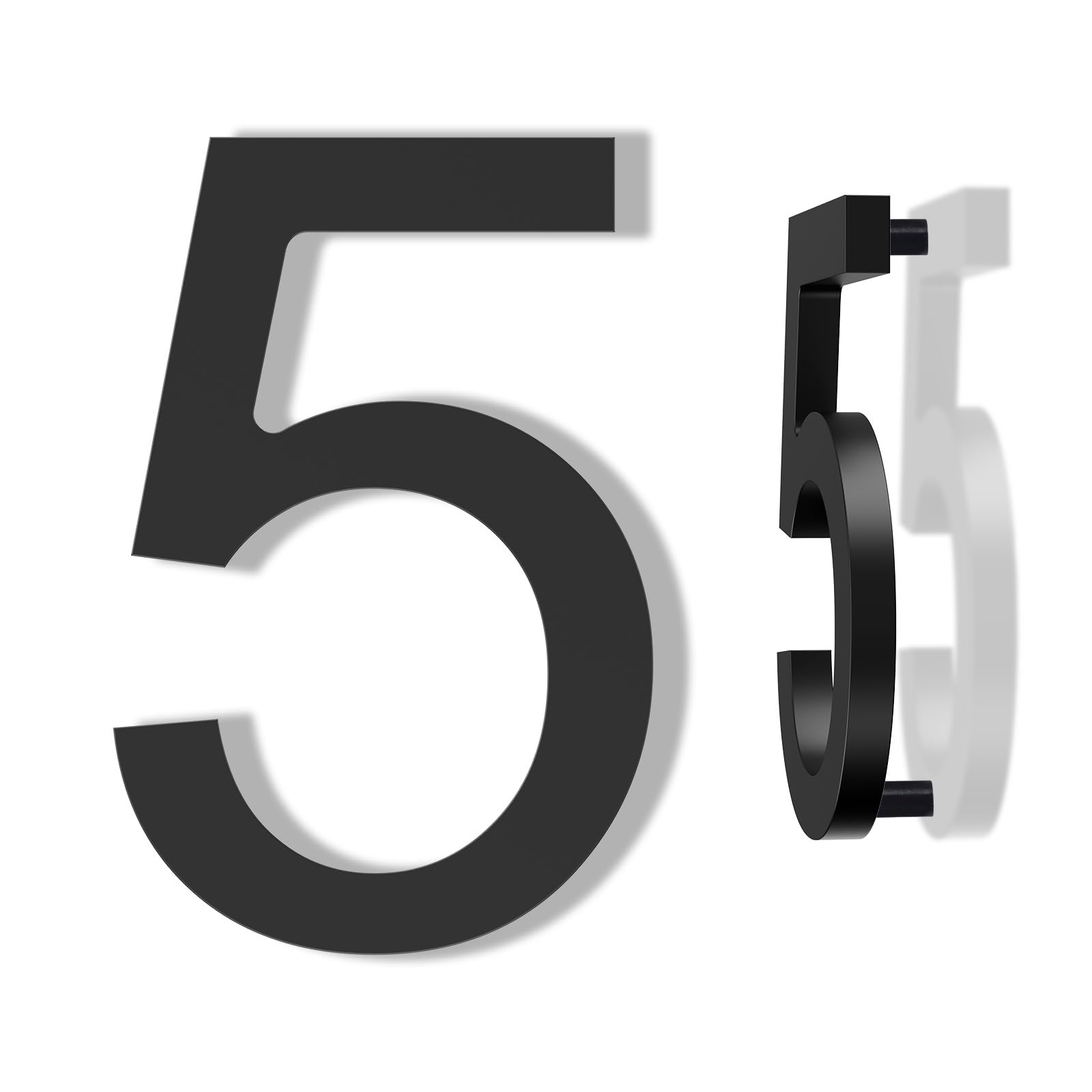Snapklik.com : DEWEL House Numbers For Outside, 6 Inch Modern Floating ...