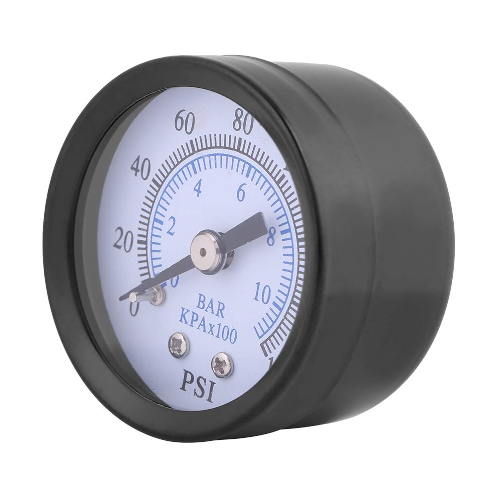 Winters PFP Series Premium Stainless Steel 304 Dual Scale Liquid Filled Pressure Gauge, 0-300 psi/kpa, 4