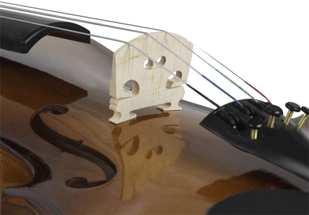 Violino Standard da Studente, per Principianti, Specifiche in plastica Antica 4/4 Violino, Materiale Finemente lucidato, Professionista for Principianti, Colore Tiglio Antico