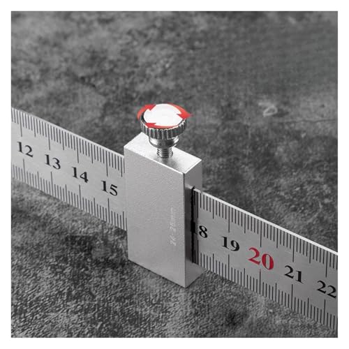 Équerre de menuisier en métal avec cale de positionnement 18-20mm