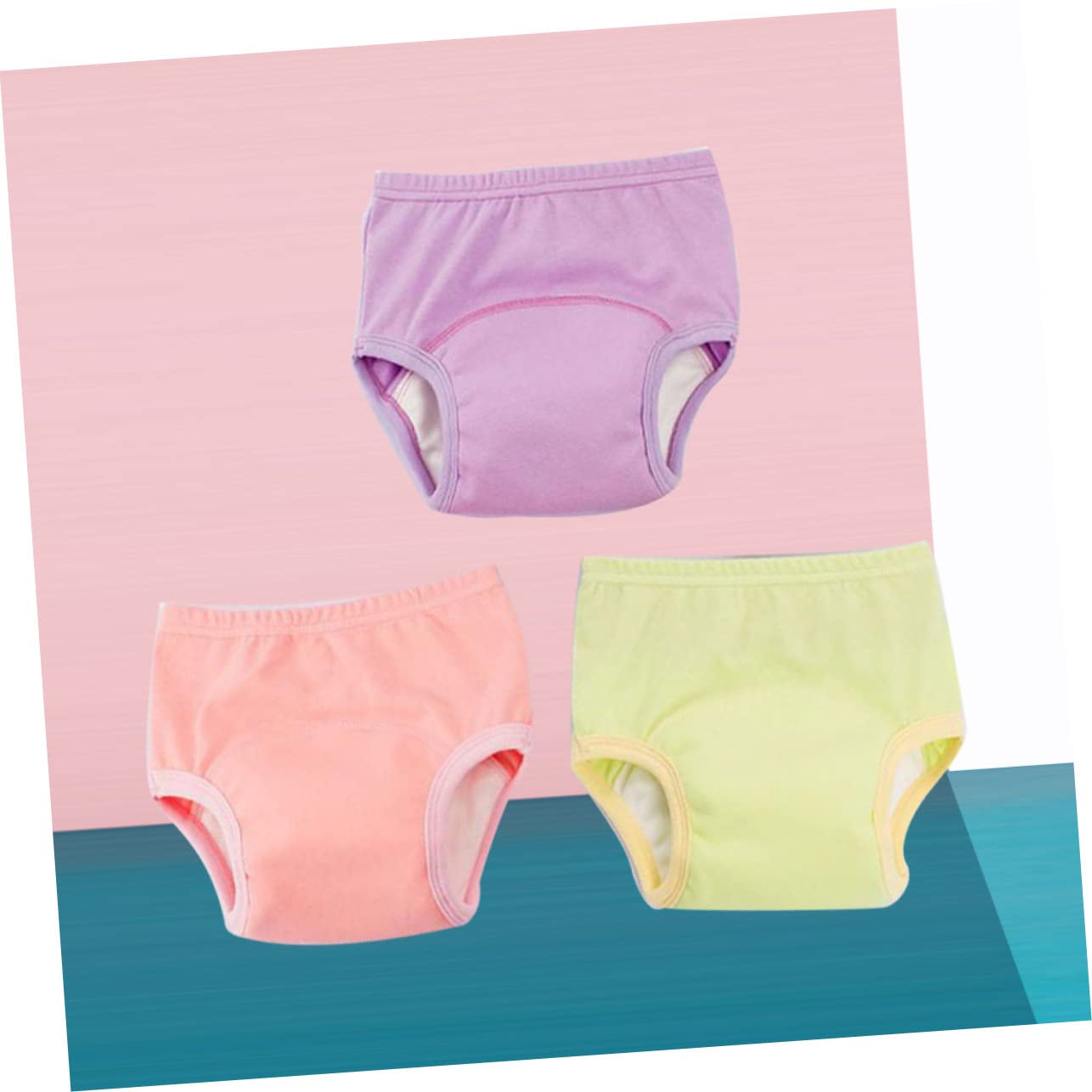 Toyvian 6pièces Pantalons Entraînement Pour Bébés Coton Respirant Lot Absorption Urine Pomme