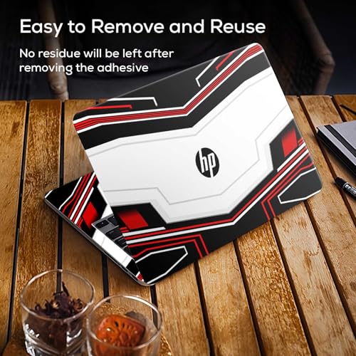 Image of DSGN 126 Full Body Laptop Skin Bubble-Free| Laminated| Removable| HD Quality Sticker for Laptops Upto 15.6 Inches Compatible with Hp
