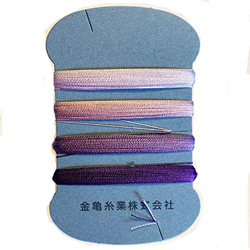 Japanese Sewing Notions - Kinkame Silk Thread Assortment - 100wt - # 09 Lavender