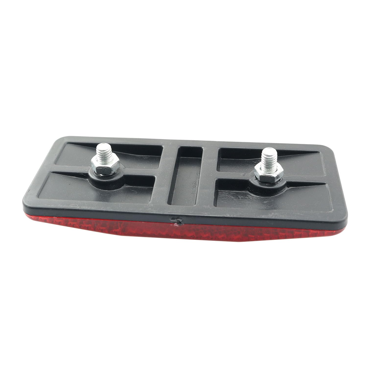 1 unids bicicleta trasera reflector accesorios rojo 3.858x1.535 in 3