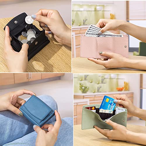 Wallet, Long Wallet,Womens Wallet,Money Clip Wallet,New Unisex Anti-Credit Card Fraud Folding Mini Wallet, Women's Foldable Short Wallet, Vegan Mini Wallet for Women,(J)3