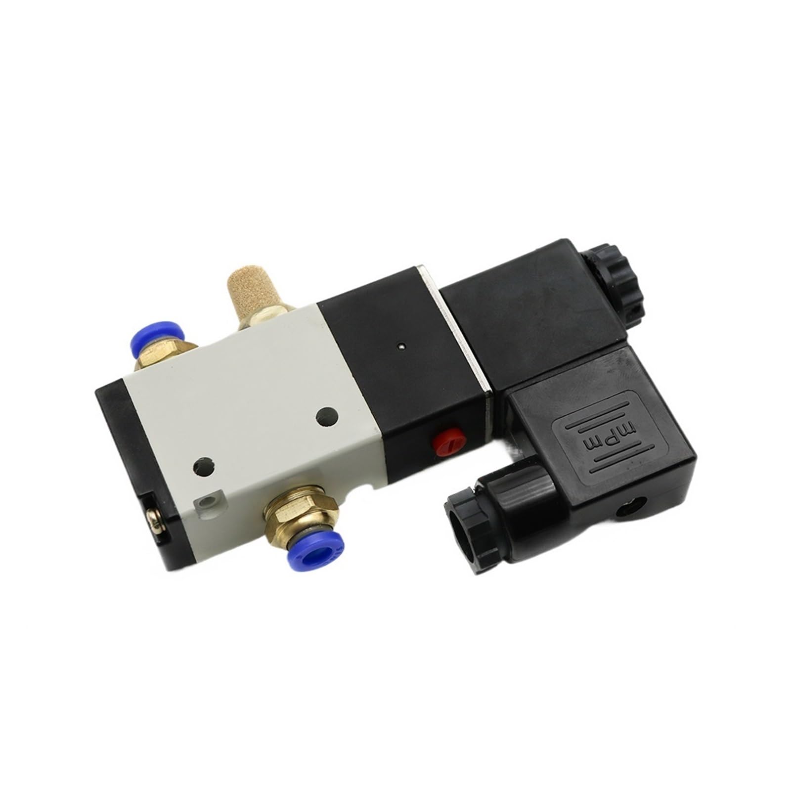 Pneumatyczny zawór elektromagnetyczny 3V210-08 DC12V DC24V AC110V AC220V 3-drożny kierunkowy zawór sterujący powietrzem i 2 pozycje gazu (3v210-08 W 4 mm, 5V)