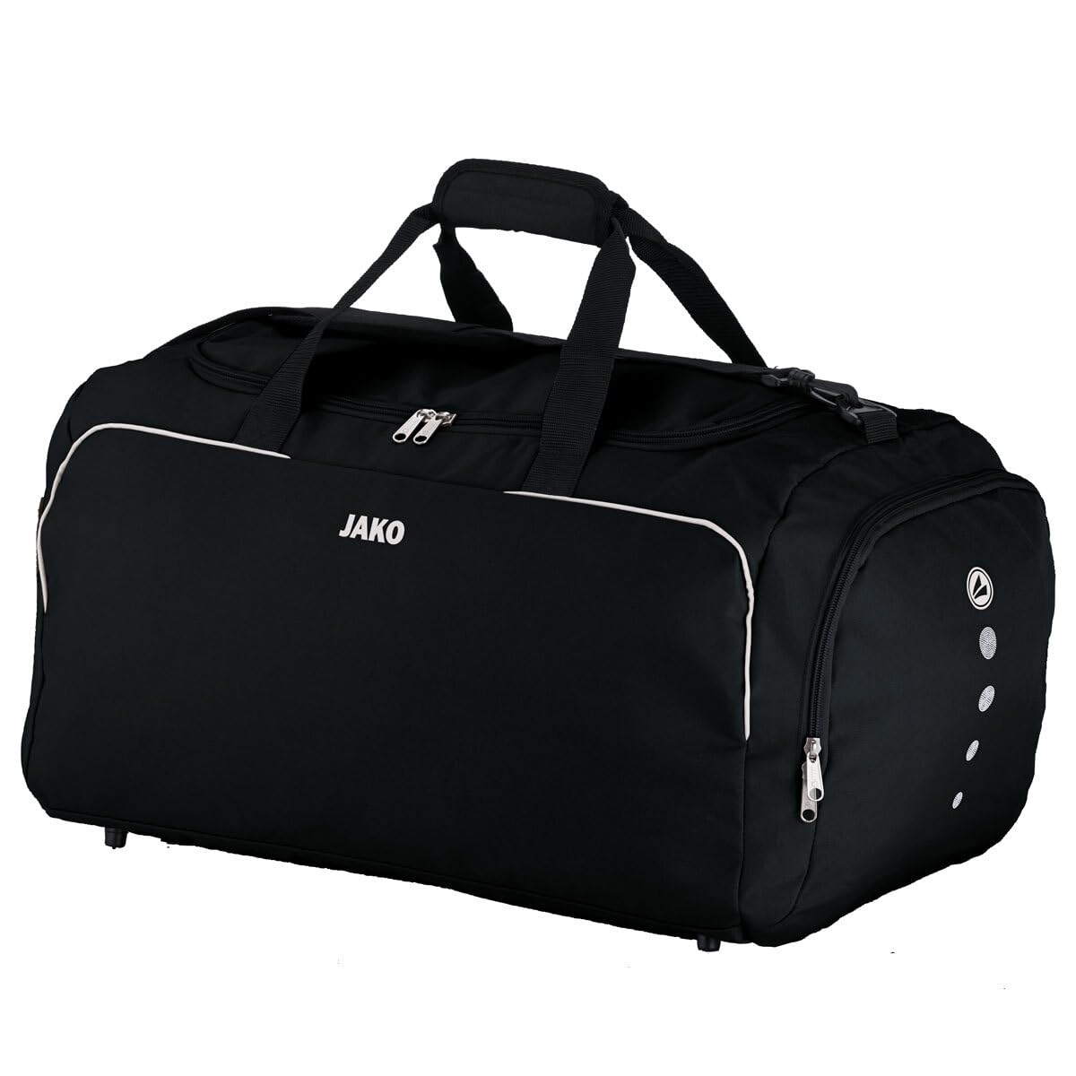 Jako Classico Torba Sportowa, Czarny, 38 x 21 x 28 cm