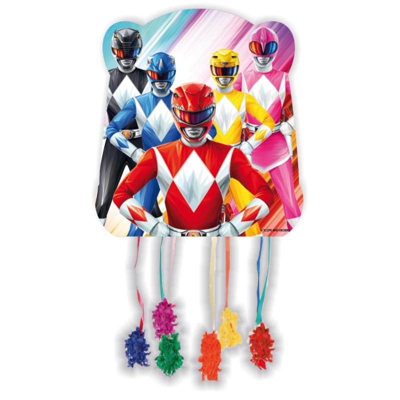 BeenSmile Power Rangers Piñata, Multicolour Cardboard Party Decoration, Birthday Occasion - Image 4