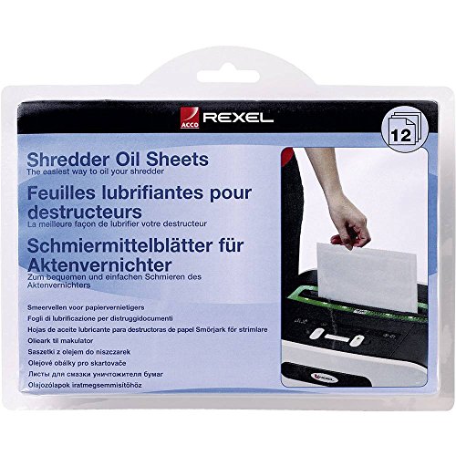 Preisvergleich Produktbild Rexel Öl-Blätter für Aktenvernichter 2101948 12St.
