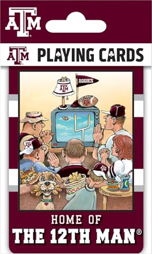 Image of Masterpieces Adult Playing Cards - Texas A&M Aggies Fan Deck, 54 Card NCAA Game