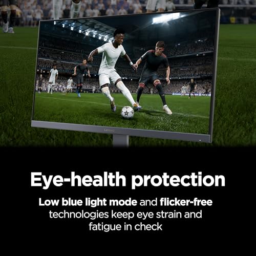 Image of Lenovo Legion LOQ 27-10 Gaming Monitor, 27 inch FHD, Flat IPS, 200Hz, 0.5ms MPRT, AMD FreeSync Premium, HDR10, Tilt Stand, 2X HDMI 2.1 and DP 1.4, Raven Black