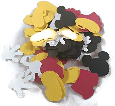 Die Cuts - Disney Mickey Mouse Parts - Confetti - 100pcs