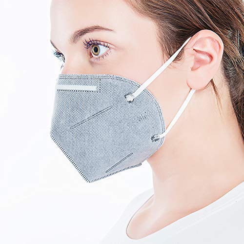 ZaySoo Dust Breathing Activated Carbon Dustproof Mask with Extra Carbon N95 PM 2.5 for Mowing Running Cycling Outdoor Activities-(Pack of 2, Grey) (B08TBQYSK6) Amazon Price History, Amazon Price Tracker