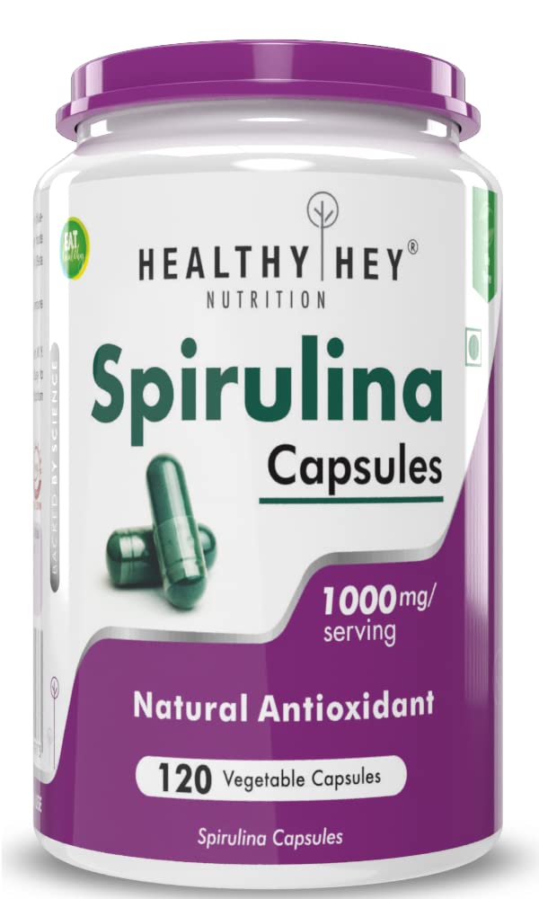 Spirulina 120 Veg capsules.