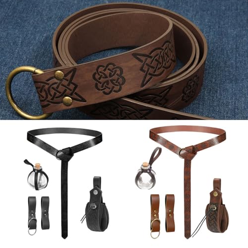 Medieval Waistband Vintage Cosplay Alchemist Belt For Men Cosplay Supplies Waistband For Photoshoots And Stage Role Play Cost2