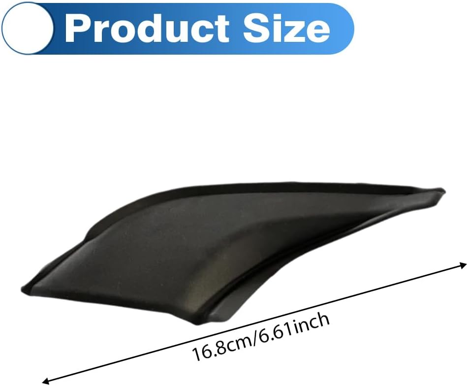 Front Fender to Cowl Side Seal Cover, Compatible with Toyota Corolla Japan Axio 2012–2014, Replaces 53824-12011, 53823-12021, Left & Right Side, 2Pcs