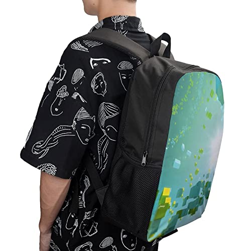 Sac à dos scolaire enfants Cube 17 pouces pour collège
