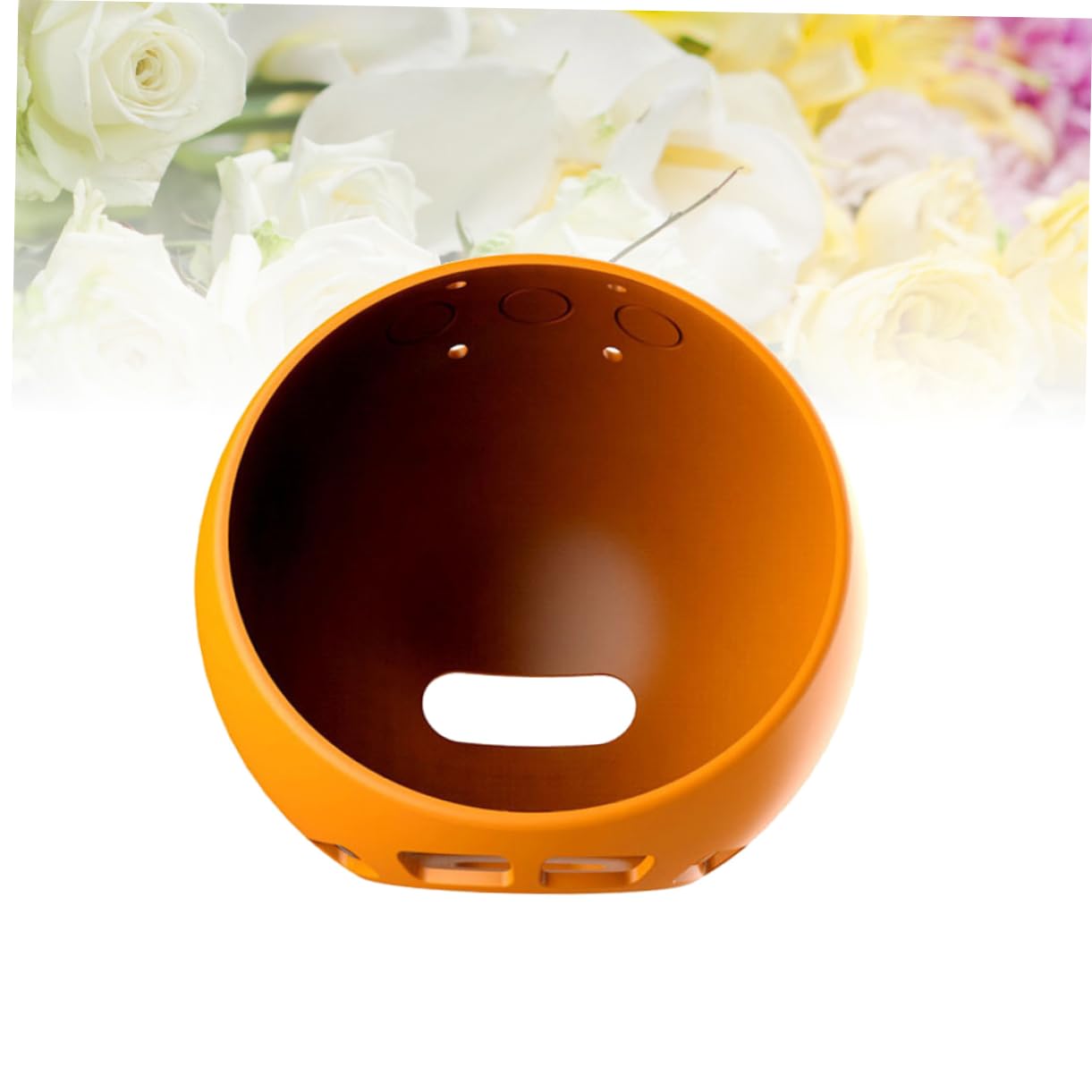 CAXUSD Silicone Cover Case for Echo Protective Sleeve Orange Flexible and Washable Design Shock-Resistant Scratch for Your Device