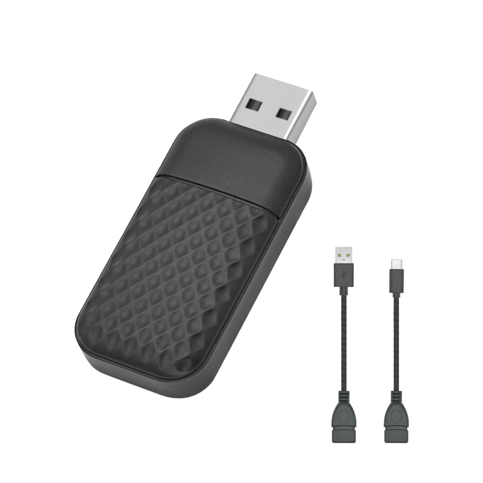 Mini Wireless CarPlay Adapter for iPhone/Apple, Android Auto Adapter – Plug and Play, Fast Stable Connection, Car Play Dongle for Cars with OEM Android Auto & Wired CarPlay (2016-2025)