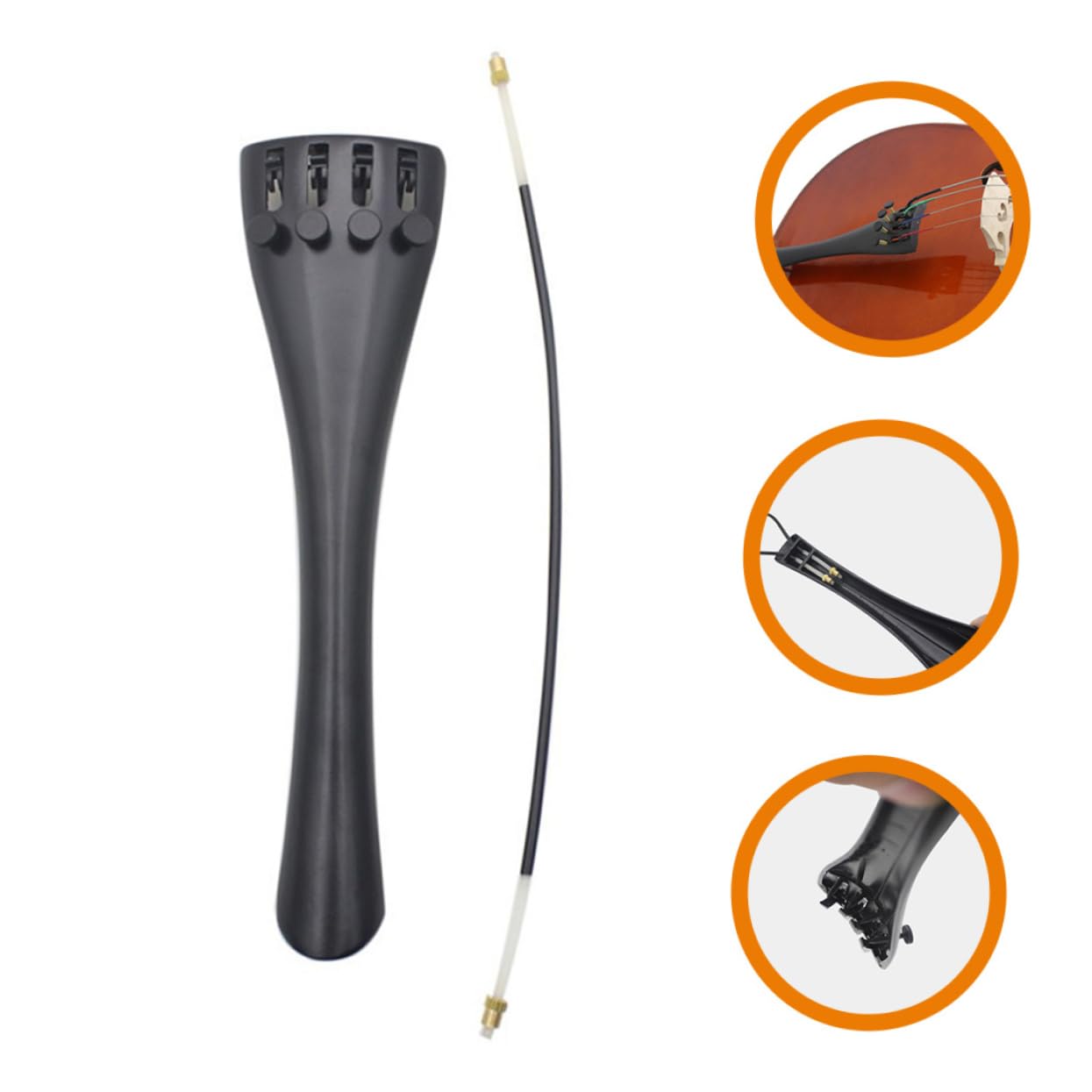 BESTonZON 5 Set Di Ricambio Per Violoncello Ponte Cordiera Di Ricambio Per Violoncello Cordiera Per Resistente Accessorio Dello Strumento Parti Di