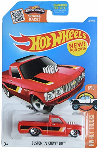 Hot Wheels Custom '72 Chevy Luv, Hot Trucks 8/10 [red]