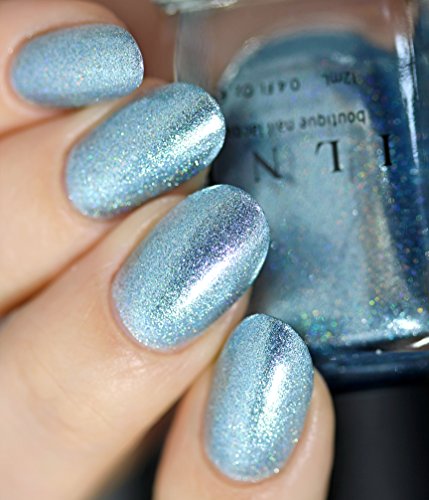 Image of ILNP New Day - Icy Blue Holographic Metallic Nail Polish