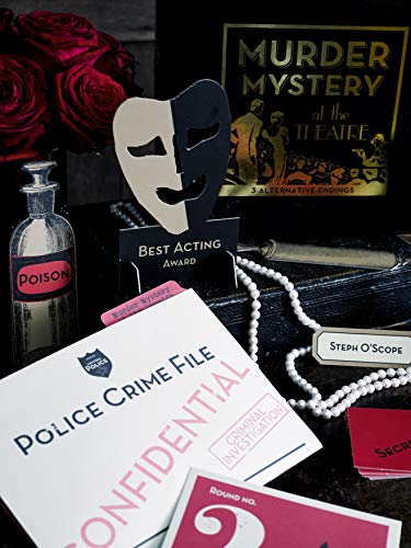 Talking Tables HOST-MYSTERY Reusable Murder Mystery Dinner Party Game Kit 1920S Theatre Themed Host Your Own Games Night At Halloween 3 Alternative Endings Christmas Gift thumb #8