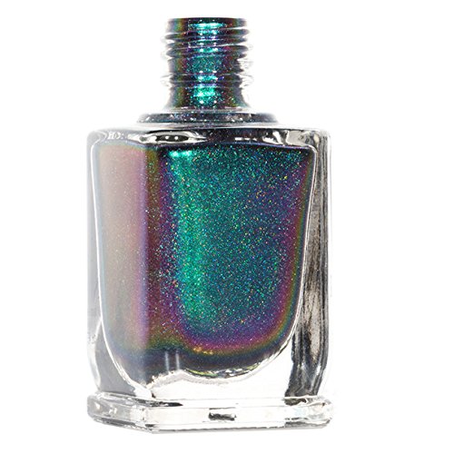 Image of ILNP Sirene (H) - Green, Blue, Violet, Red, Gold Color Shifting Holographic Ultra Chrome Nail Polish