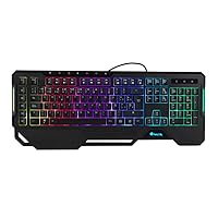 NGS GKX-450- Tastiera Gaming a membrana con luci RGB, QWERTY Italiano